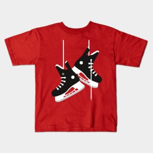 Ice hockey skates Kids T-Shirt